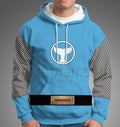 Power Rangers Ninja Storm Blue Cosplay Hoodie