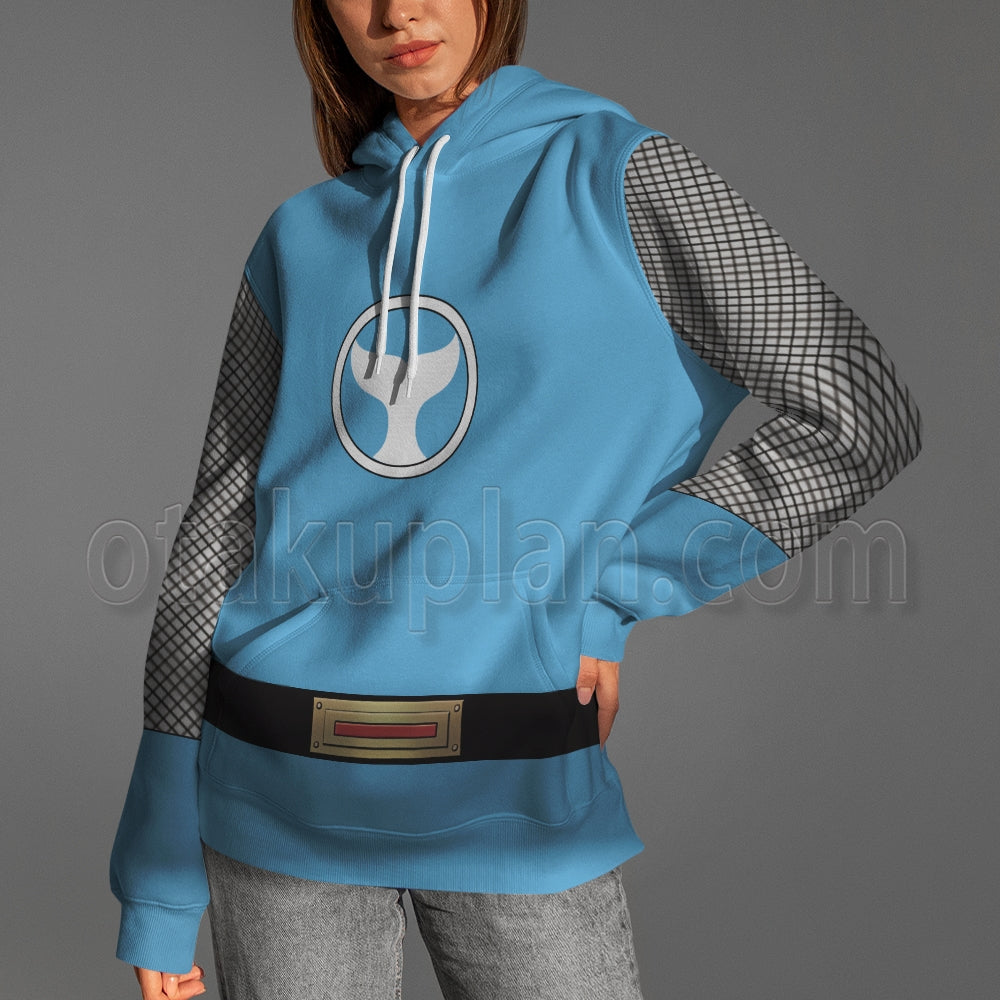 Power Rangers Ninja Storm Blue Cosplay Hoodie