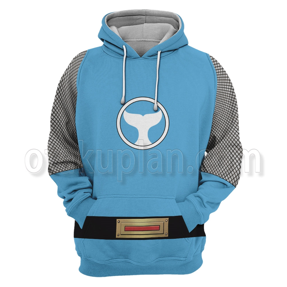 Power Rangers Ninja Storm Blue Cosplay Hoodie
