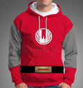 Power Rangers Ninja Storm Red Cosplay Hoodie
