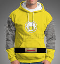 Power Rangers Ninja Storm Yellow Cosplay Hoodie