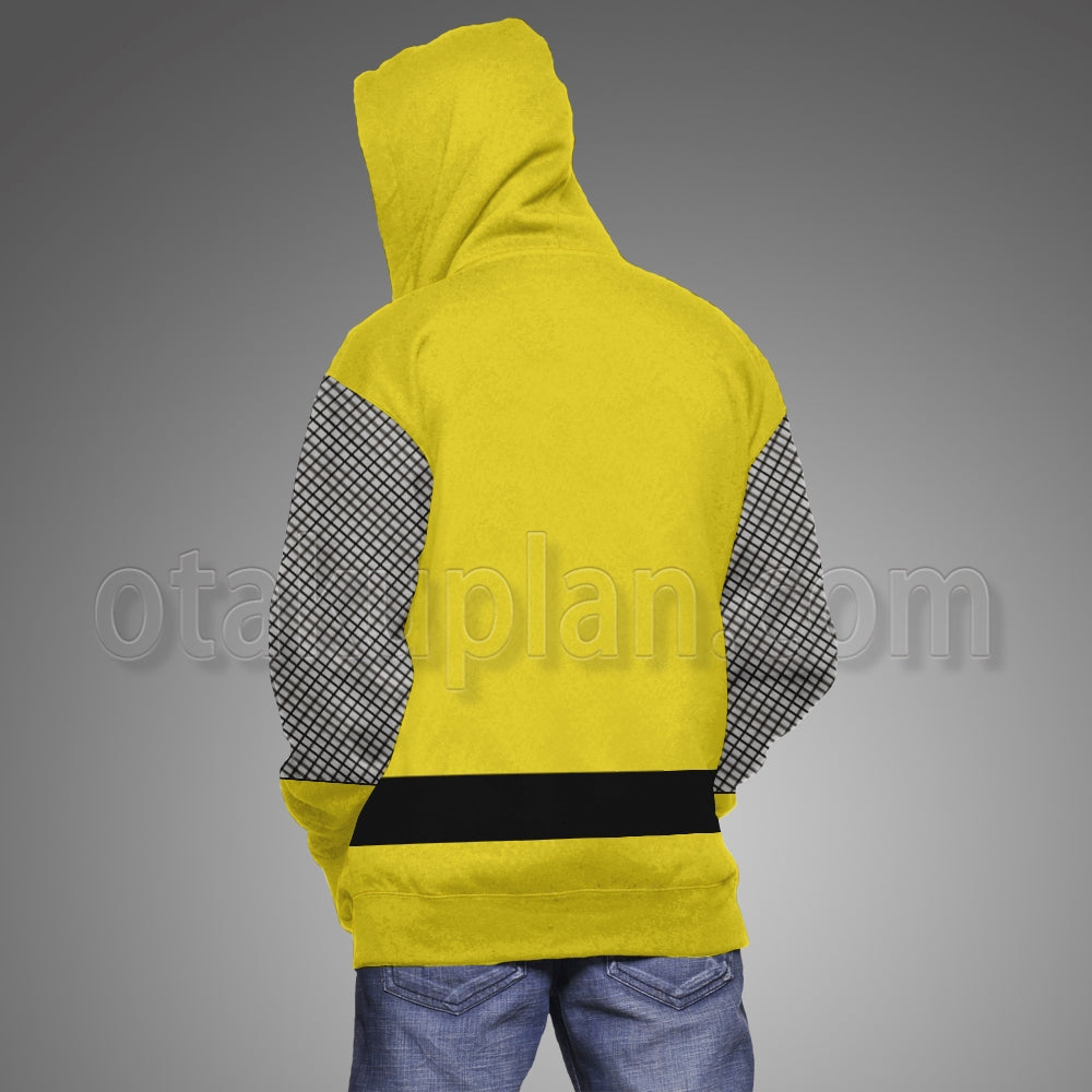 Power Rangers Ninja Storm Yellow Cosplay Hoodie