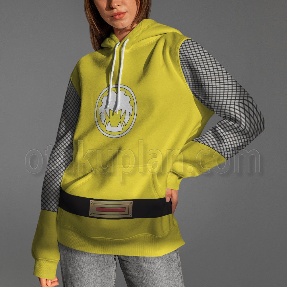 Power Rangers Ninja Storm Yellow Cosplay Hoodie