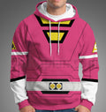 Power Rangers Turbo Pink Cosplay Hoodie
