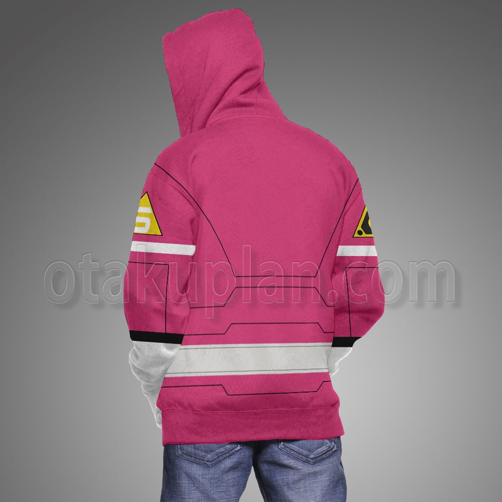 Power Rangers Turbo Pink Cosplay Hoodie