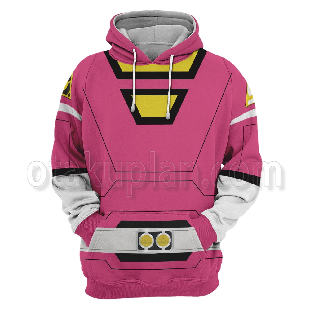 Power Rangers Turbo Pink Cosplay Hoodie