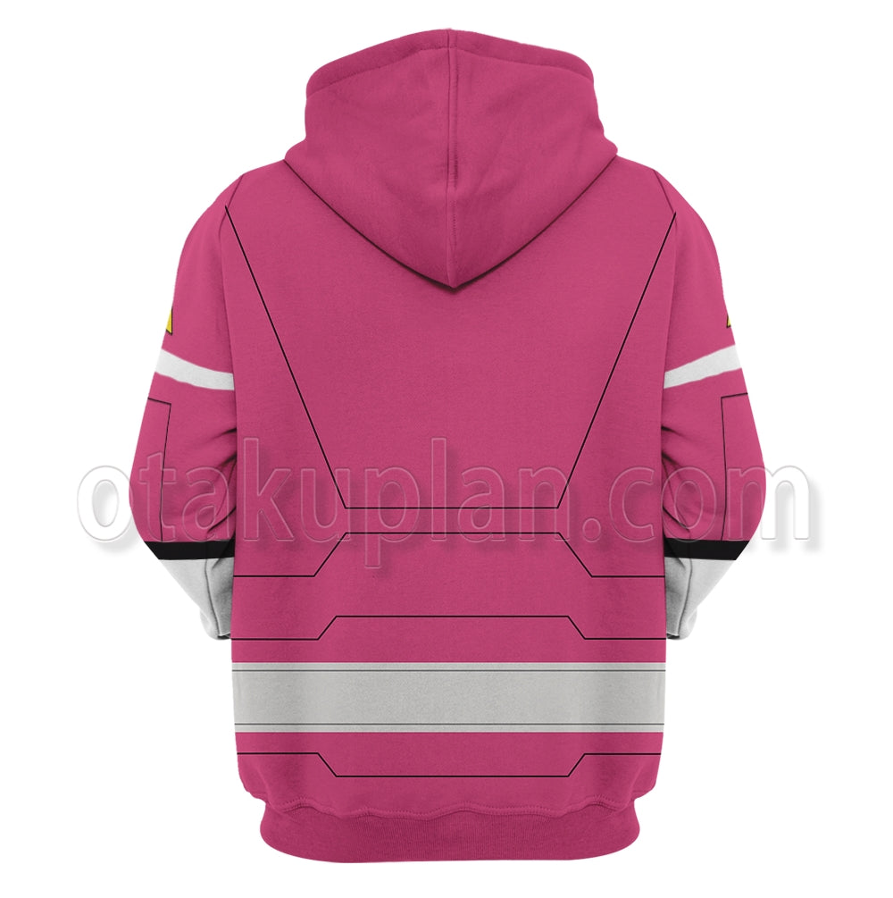 Power Rangers Turbo Pink Cosplay Hoodie