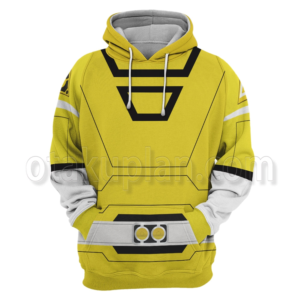 Power Rangers Turbo Yellow Cosplay Hoodie