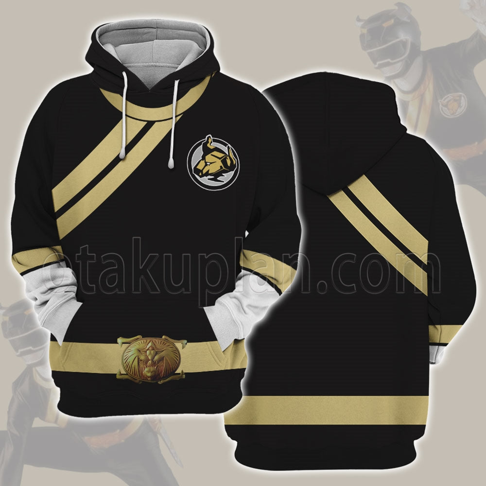 Power Rangers Wild Force Black Cosplay Hoodie