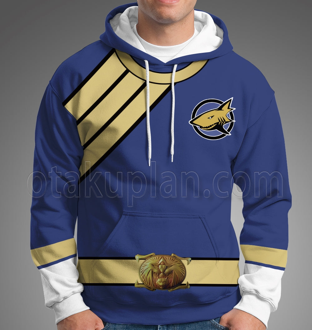 Power Rangers Wild Force Blue Cosplay Hoodie