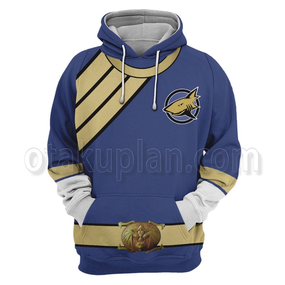 Power Rangers Wild Force Blue Cosplay Hoodie