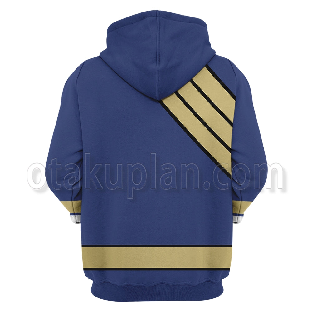 Power Rangers Wild Force Blue Cosplay Hoodie