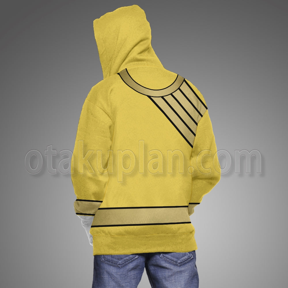 Power Rangers Wild Force Yellow Cosplay Hoodie