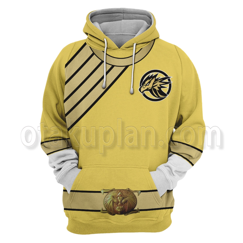 Power Rangers Wild Force Yellow Cosplay Hoodie