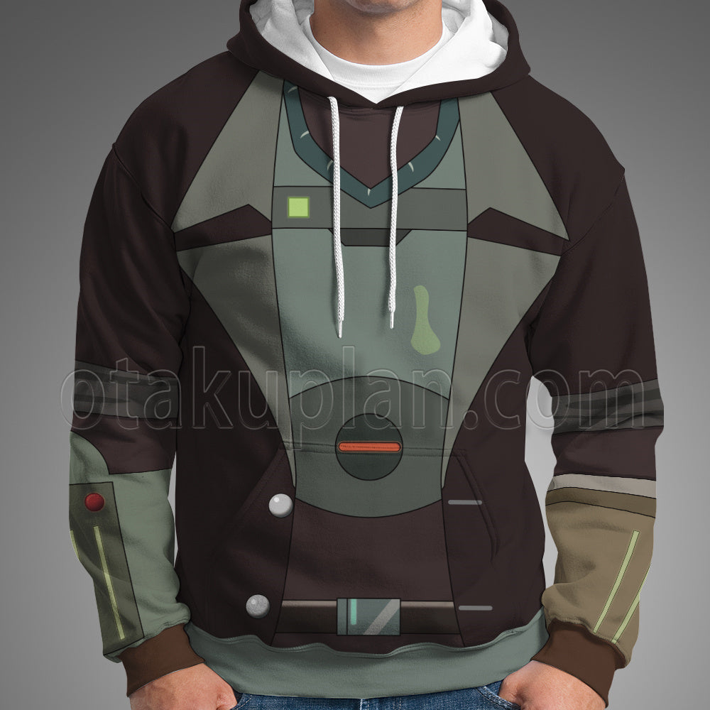 Rick And Morty Space Beth Uniform Cosplay Hoodie