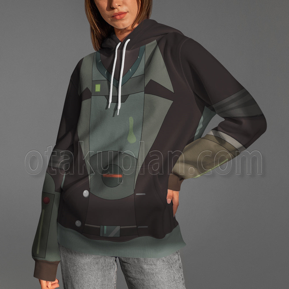 Rick And Morty Space Beth Uniform Cosplay Hoodie