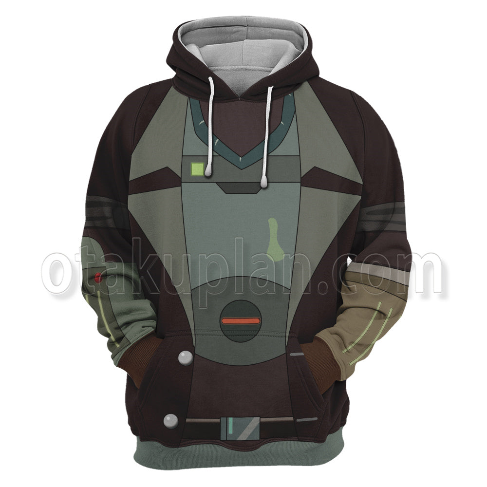 Rick And Morty Space Beth Uniform Cosplay Hoodie