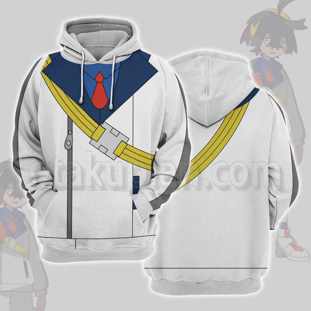 Scarlet Violet Dlc Yellow Hair Boy Uniform Cosplay Hoodie
