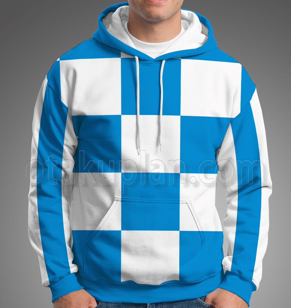 Secretariat Horserace Checkered Cosplay Hoodie