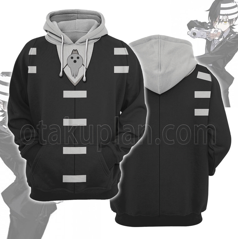 Soul Eater Not Death The Kid Back Suit Cosplay Hoodie