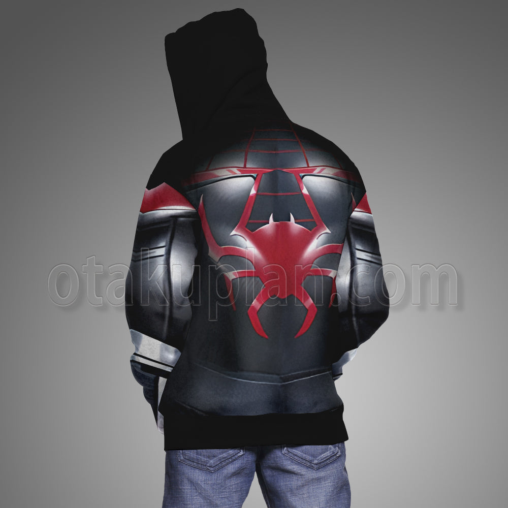 Spider Hero 2 Figure Miles Morales Jumpsuit Cosplay Hoodie