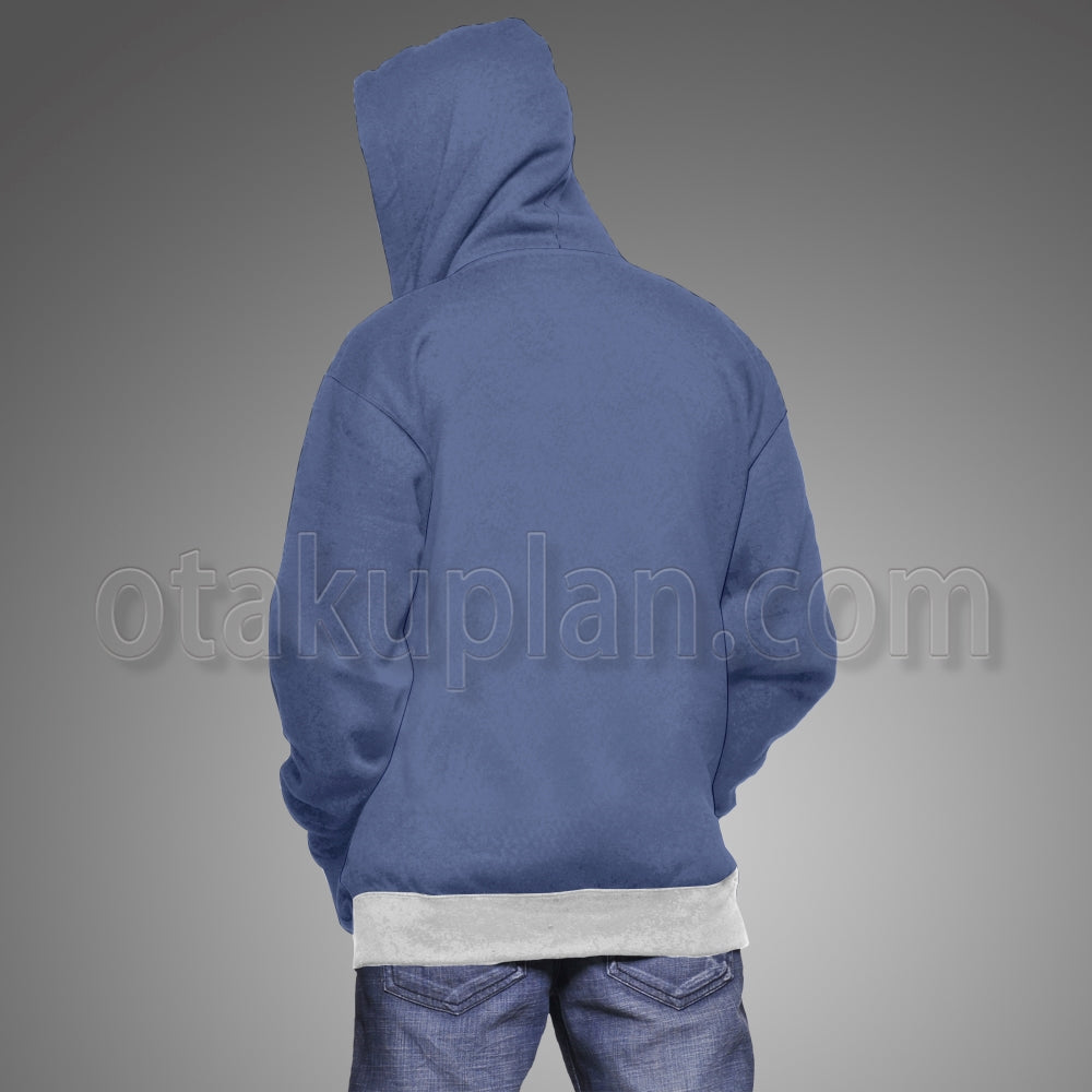 Splatoon 2 Inkline Blue Peaks Cosplay Hoodie