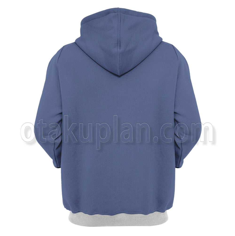 Splatoon 2 Inkline Blue Peaks Cosplay Hoodie