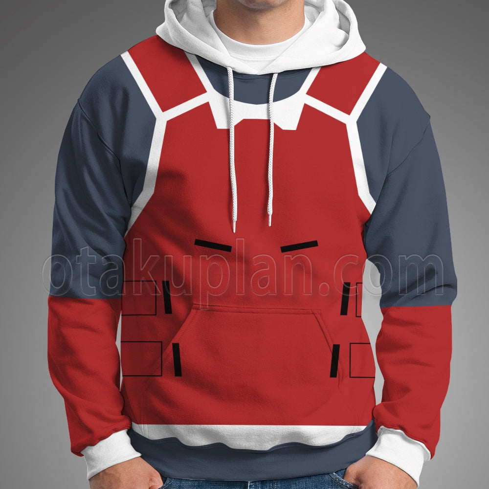 Splatoon Red Battlecrab Shell Cosplay Hoodie