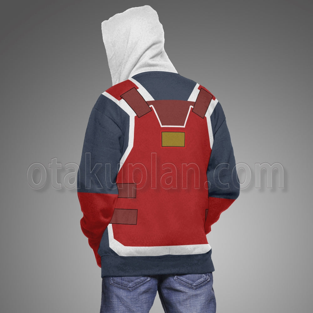 Splatoon Red Battlecrab Shell Cosplay Hoodie