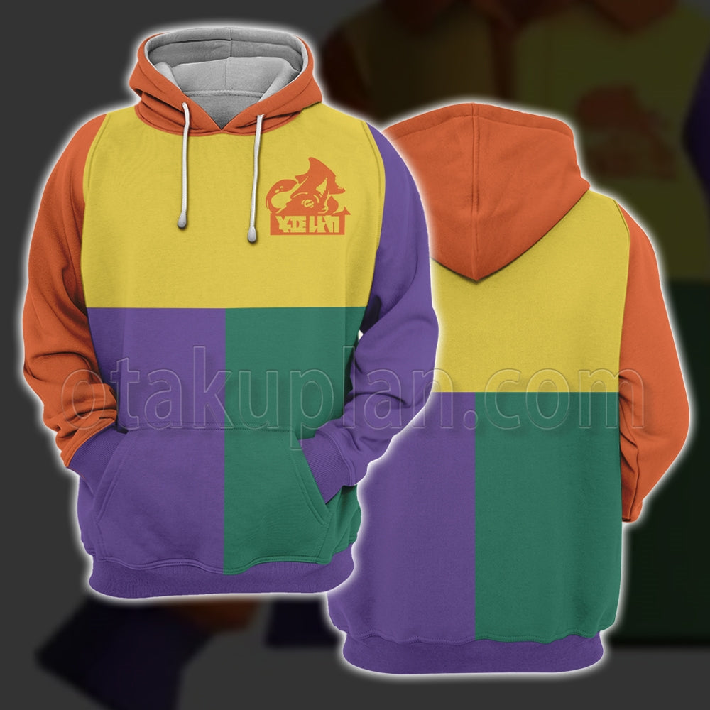 Splatoon Rugby King 08 Cosplay Hoodie