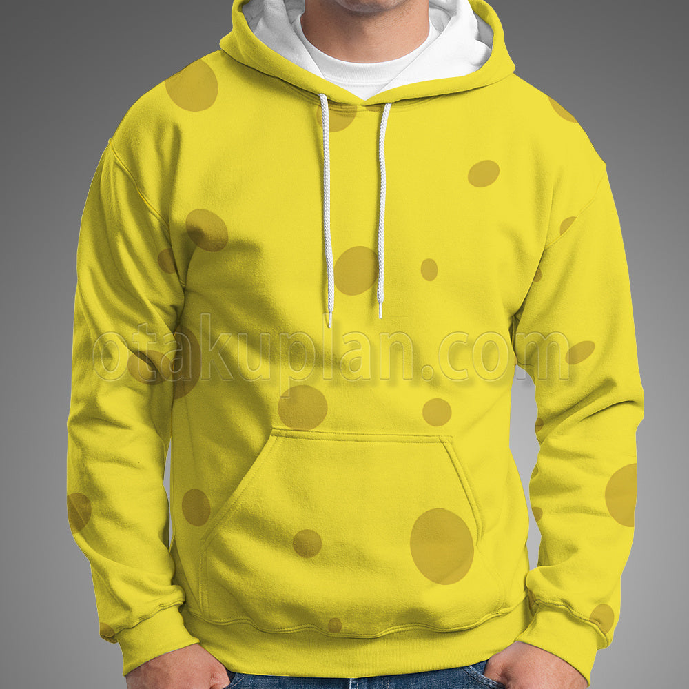 Spongebob Yellow Sponge Cosplay Hoodie