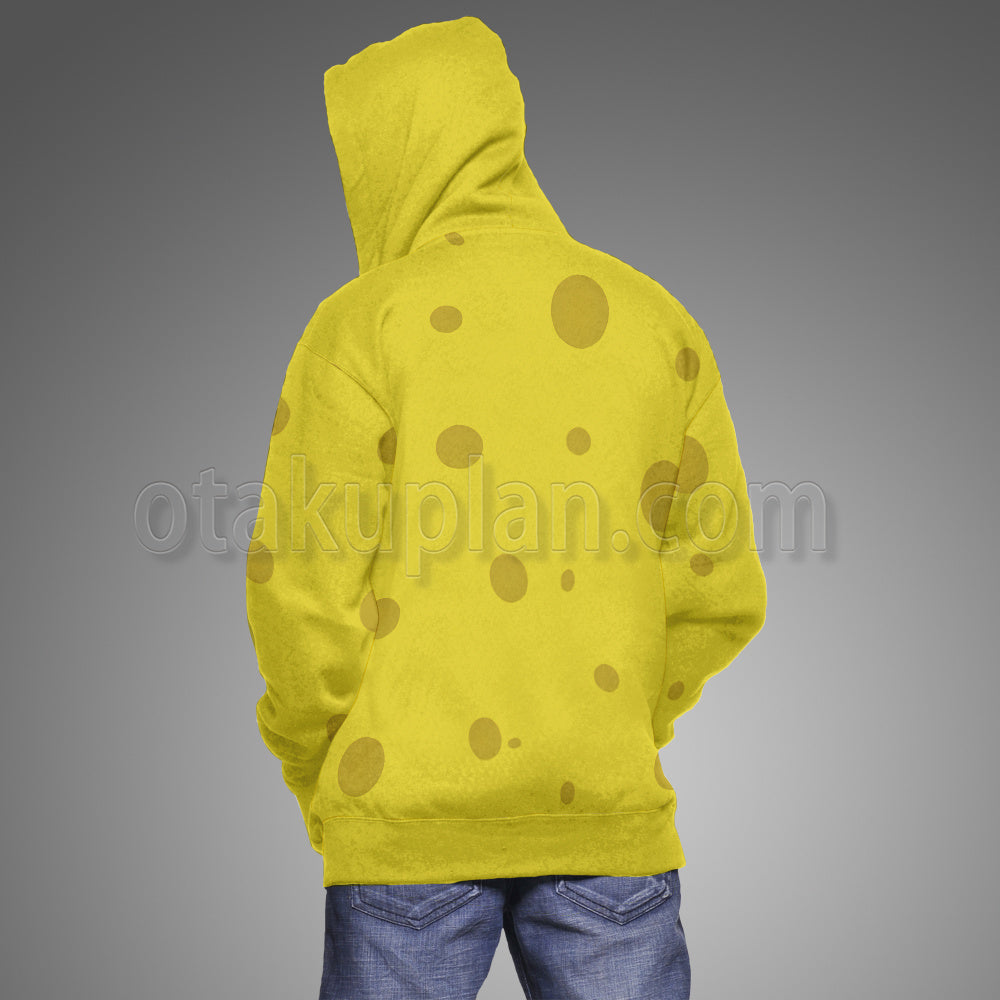 Spongebob Yellow Sponge Cosplay Hoodie