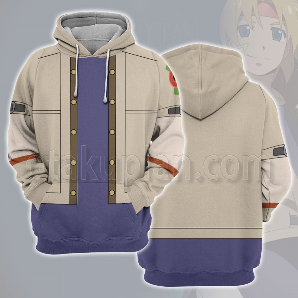 Star Ocean 2 Second Evolution Crowd C Kenny Cosplay Hoodie