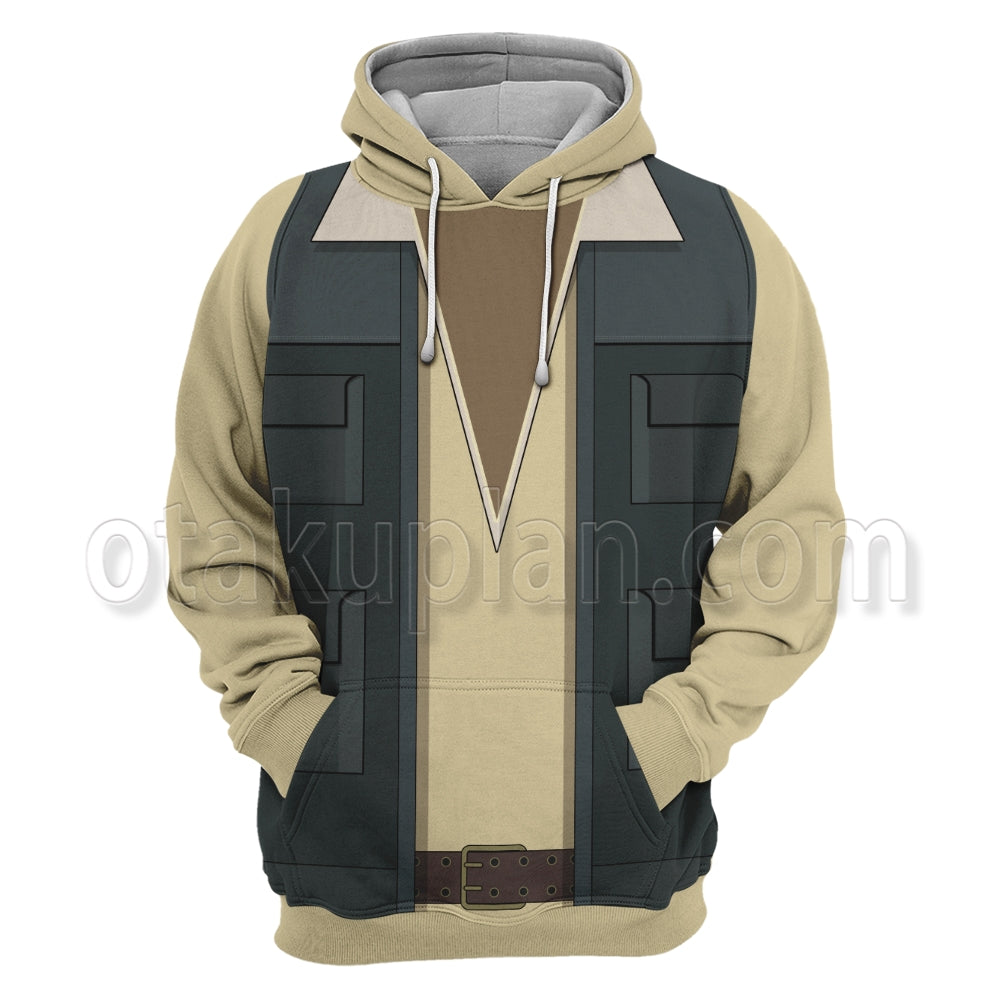 Wars Episode IV A New Hope 1977 Han Solo Cosplay Hoodie