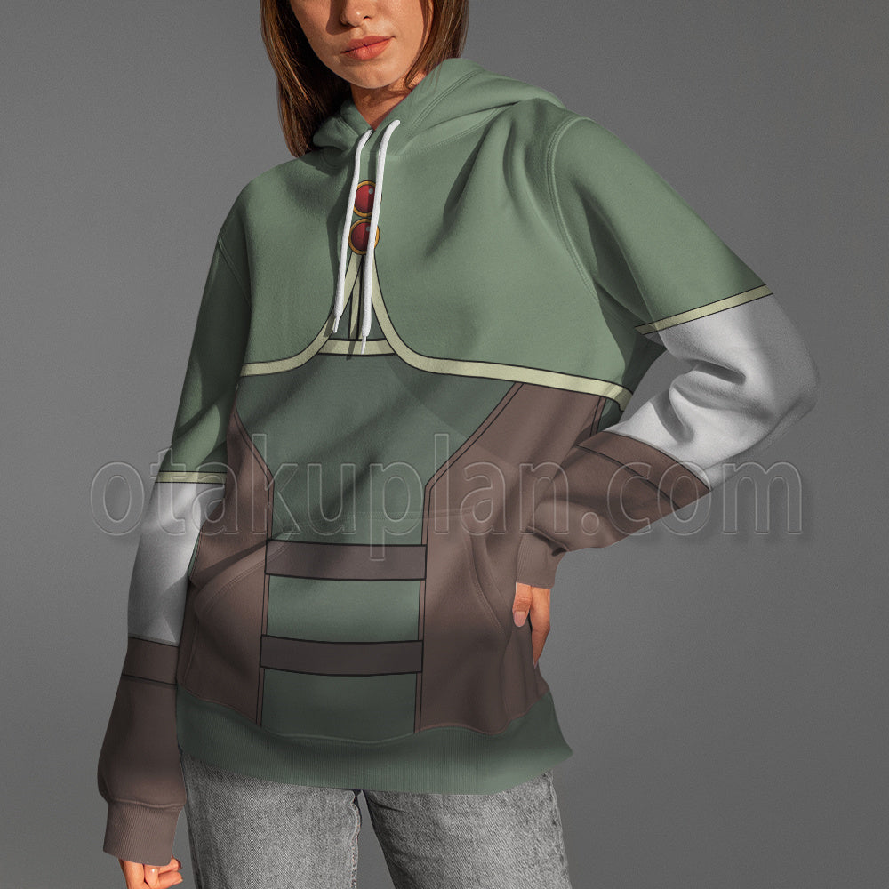 Sukimichi Moonlit Fantasy Eris Green Cosplay Hoodie