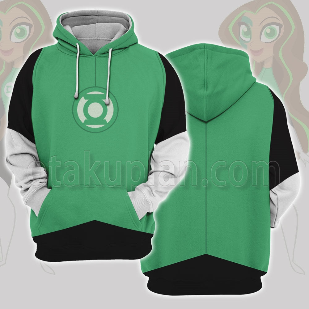 Super Hero Girls Green Lantern Cosplay Hoodie