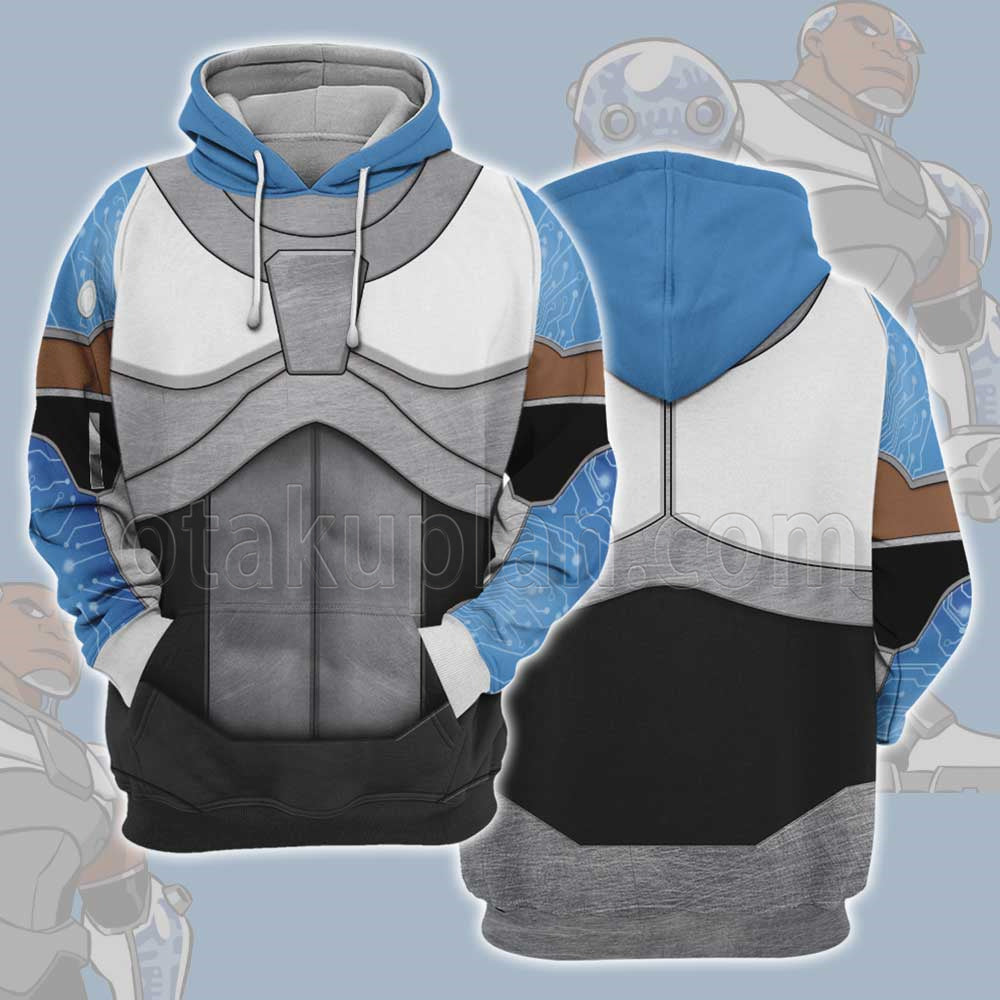 Teen Titan Go Cyborg Cosplay Hoodie