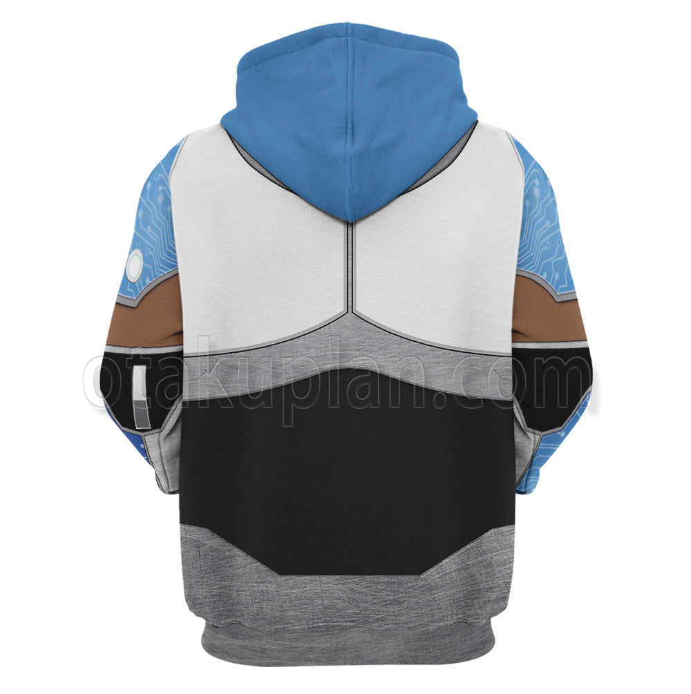 Teen Titan Go Cyborg Cosplay Hoodie