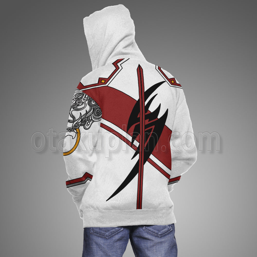 Tekken Jin Kazama White Cosplay Hoodie