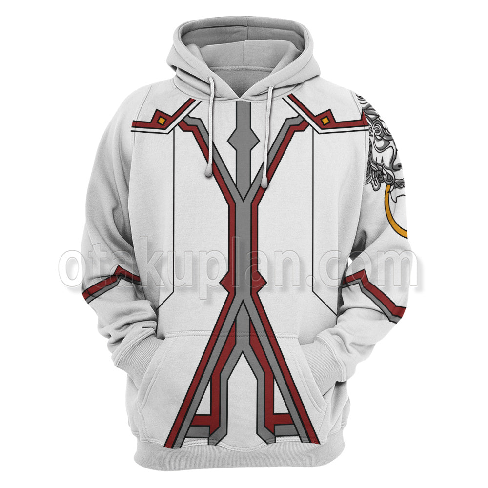 Tekken Jin Kazama White Cosplay Hoodie