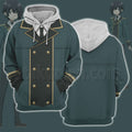 The Eminence In Shadow Kagenou Cid Green Uniform Cosplay Hoodie