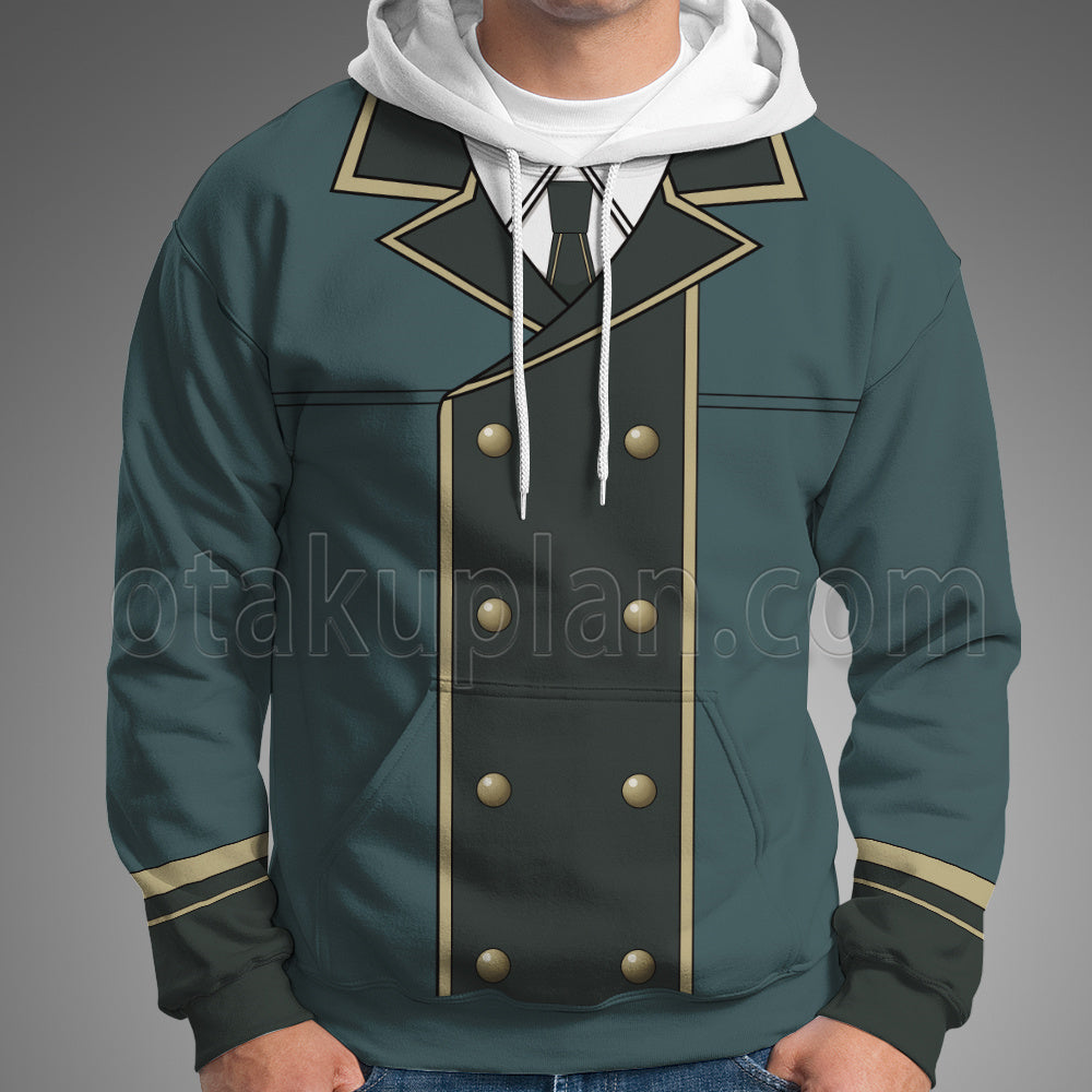 The Eminence In Shadow Kagenou Cid Green Uniform Cosplay Hoodie