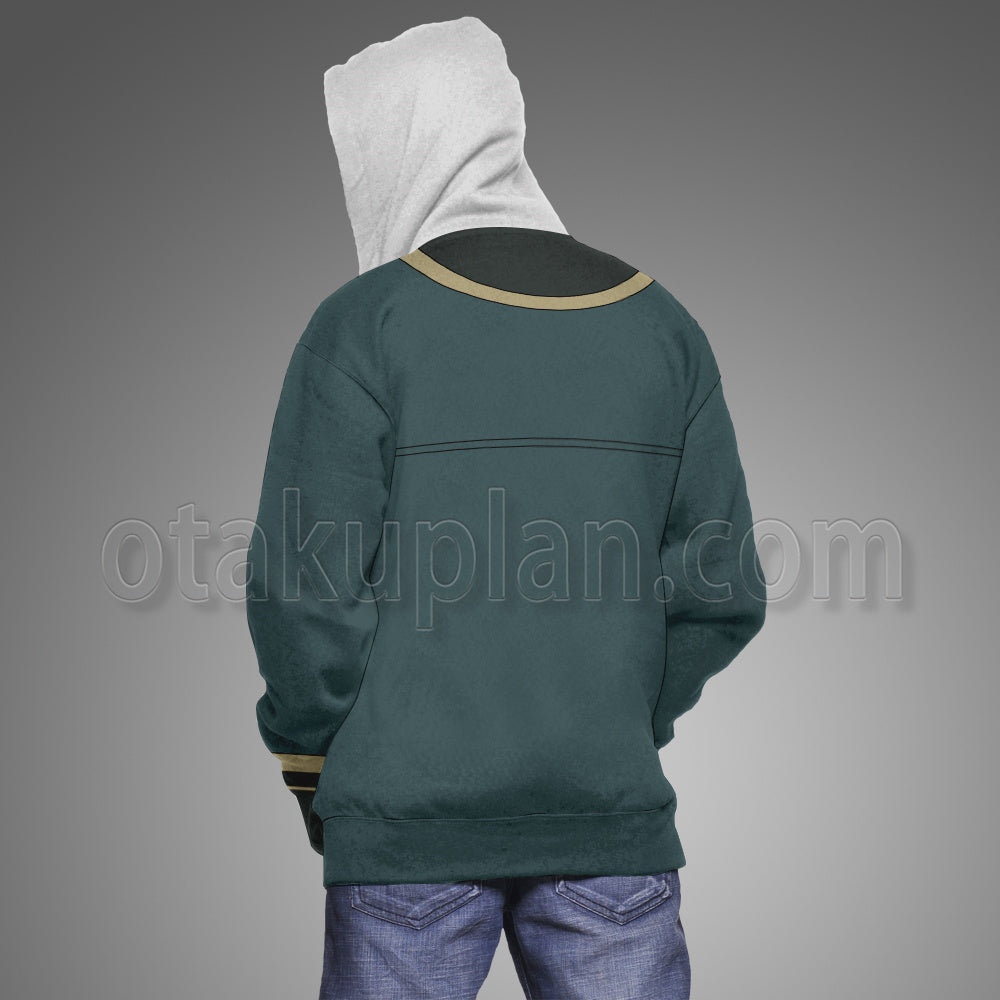 The Eminence In Shadow Kagenou Cid Green Uniform Cosplay Hoodie