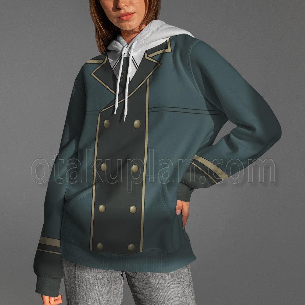 The Eminence In Shadow Kagenou Cid Green Uniform Cosplay Hoodie
