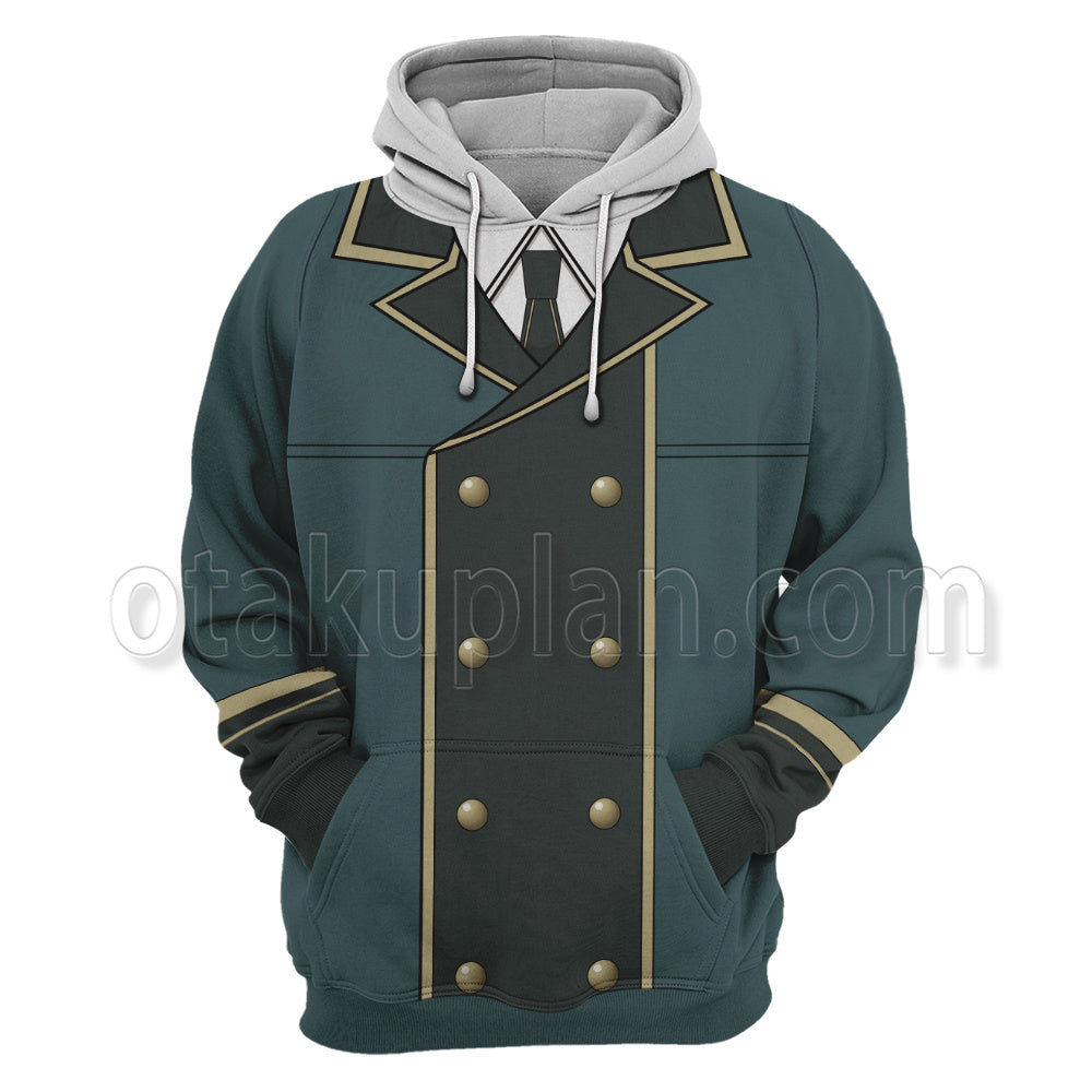 The Eminence In Shadow Kagenou Cid Green Uniform Cosplay Hoodie