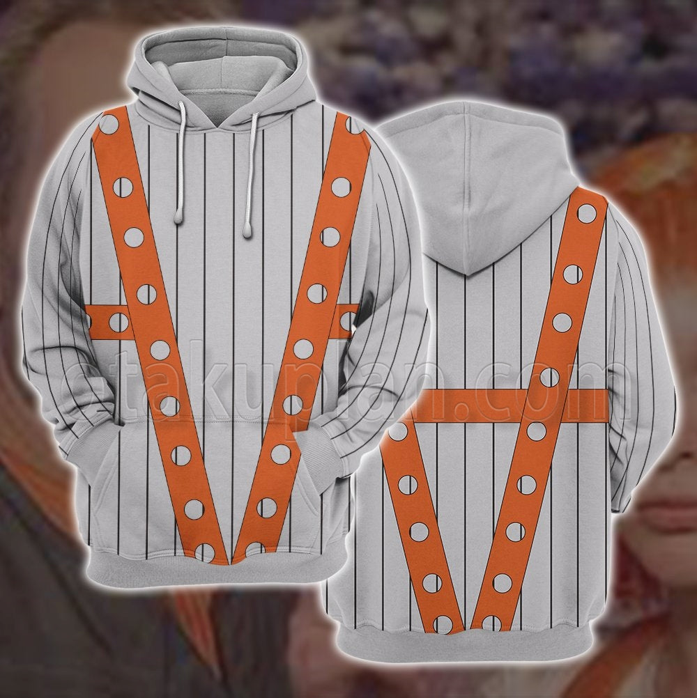 The Fifth Element 1997 Leeloo Cosplay Hoodie