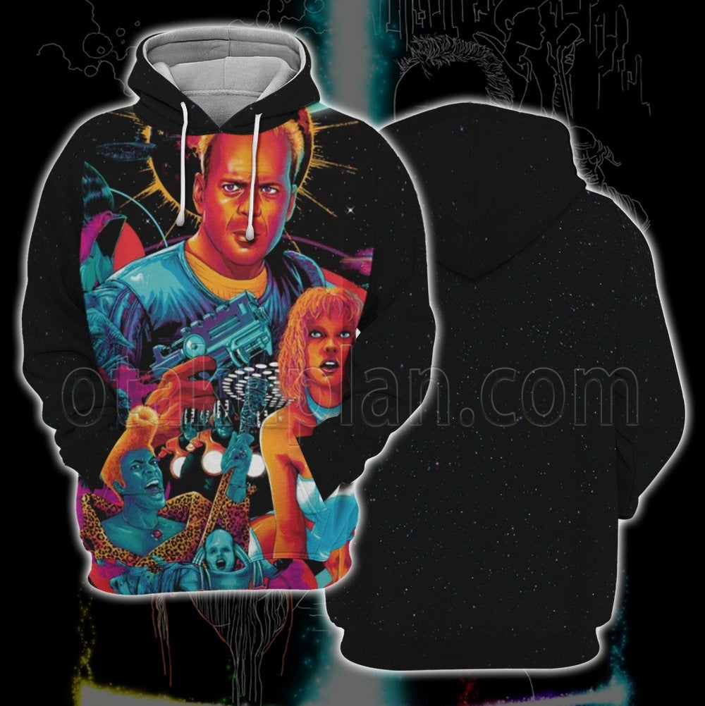 The Fifth Element 1997 Leeloo Korben Dallas Hoodie