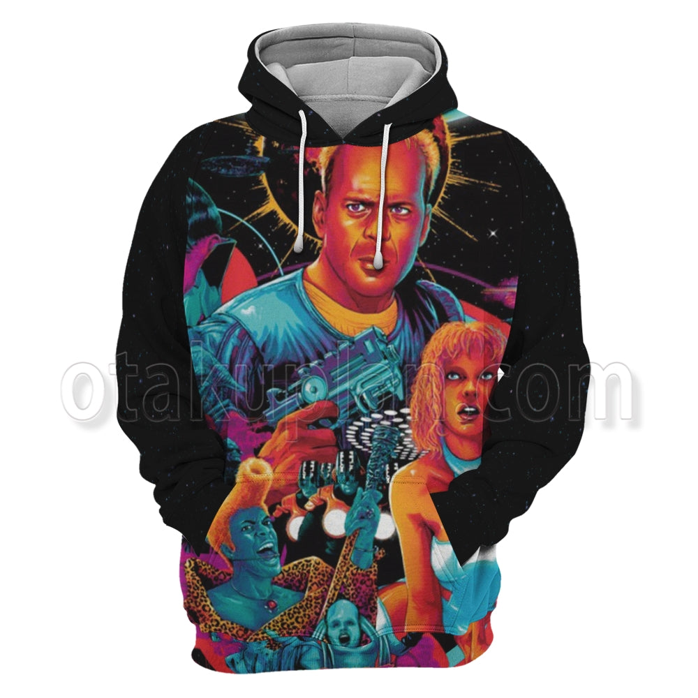The Fifth Element 1997 Leeloo Korben Dallas Hoodie