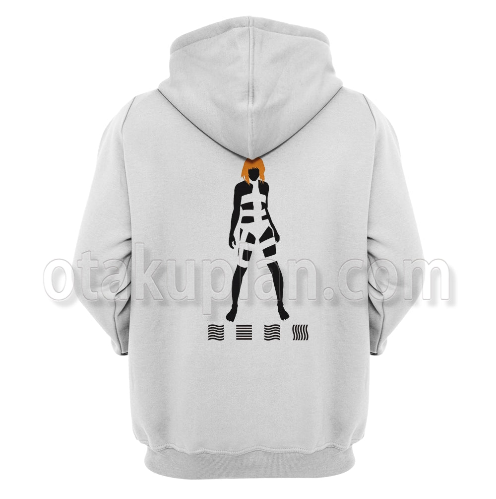 The Fifth Element 1997 Leeloo White Hoodie
