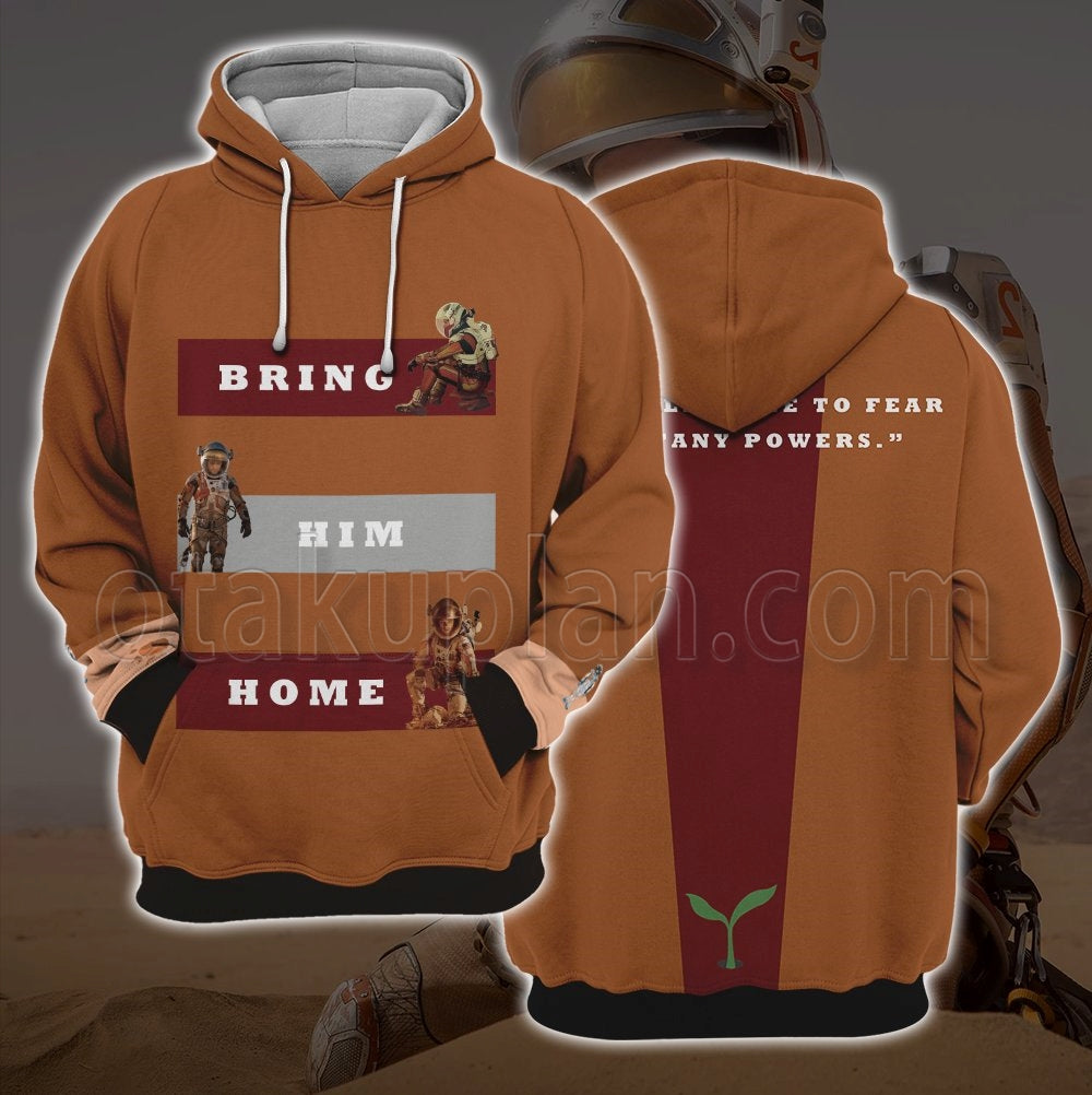 The Martian 2015 Bring Him Home Hoodie
